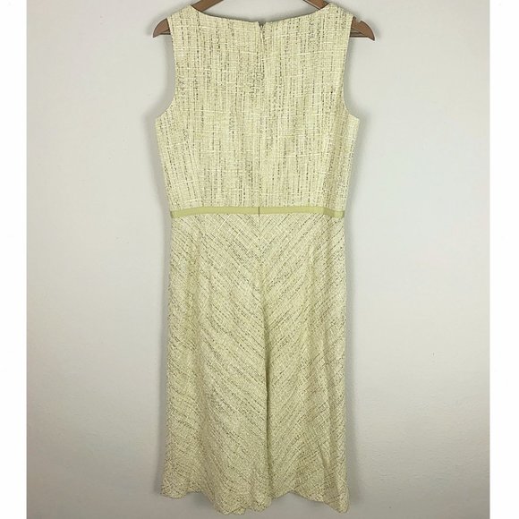 Ann Taylor Boucle Tweed A-Line Midi Shift Dress - Picture 4 of 9